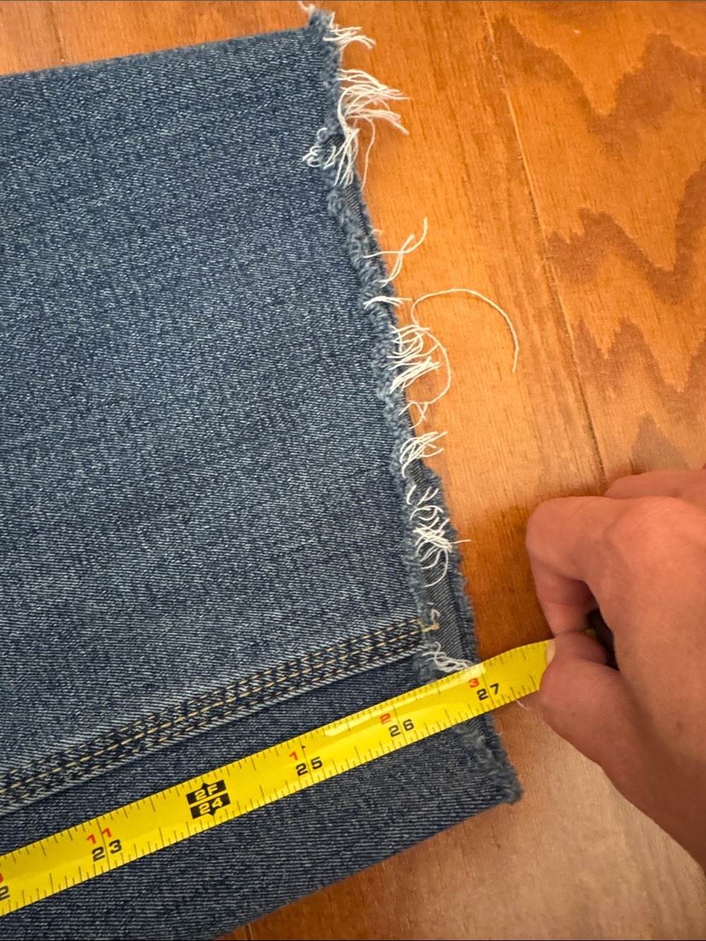 Dovetail Workwear Wide Leg Blue Denim Jeans - Picture 2 of 3